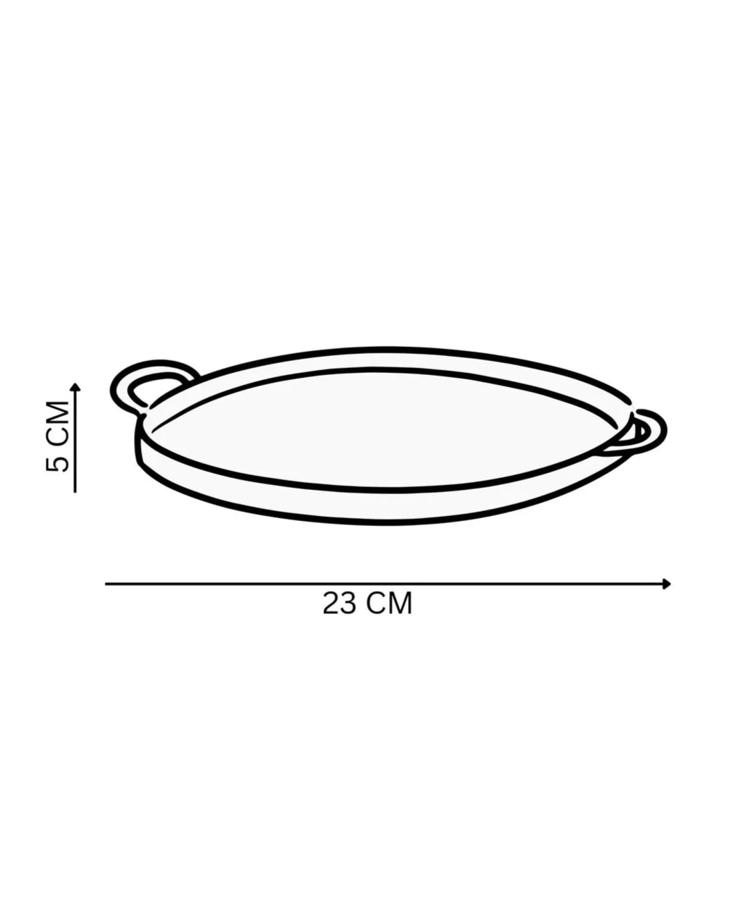Handcrafted BRADIA serving plate in Light olive finish by Stonia.