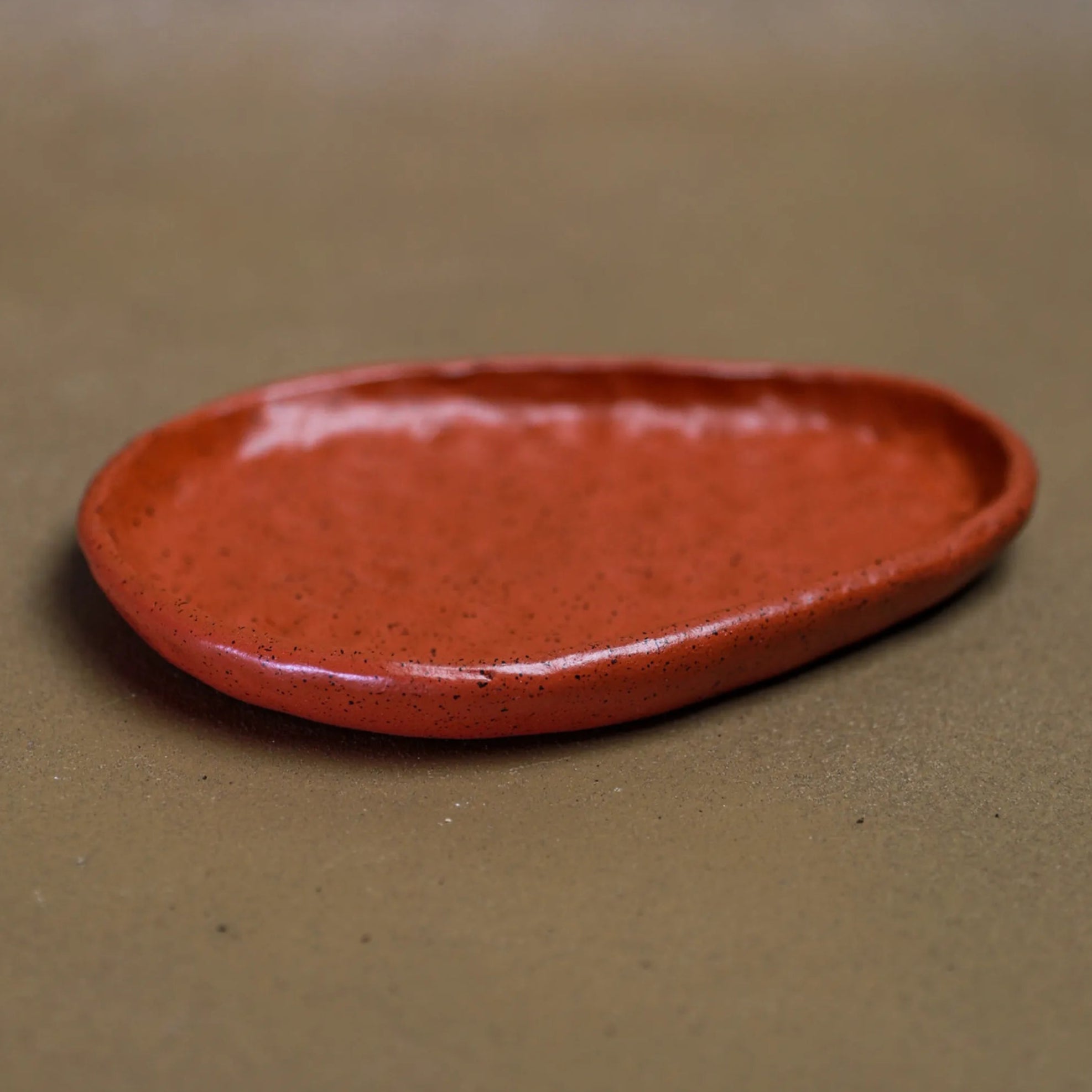 Handcrafted CLAY APPETIZERS PLATE in terracotta finish by Stonia.