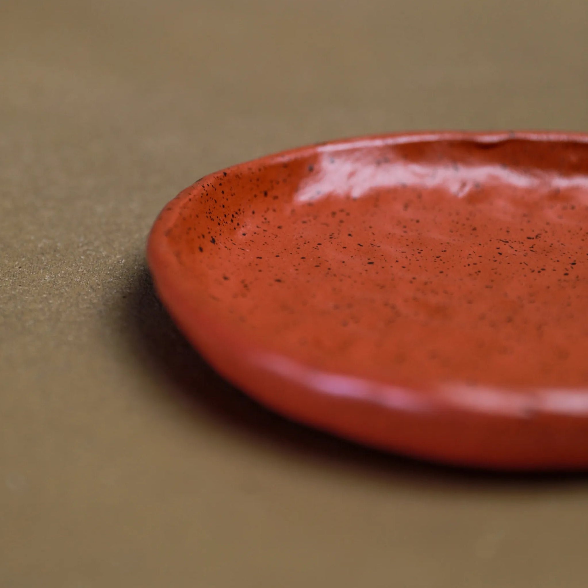 Handcrafted CLAY APPETIZERS PLATE in terracotta finish by Stonia.