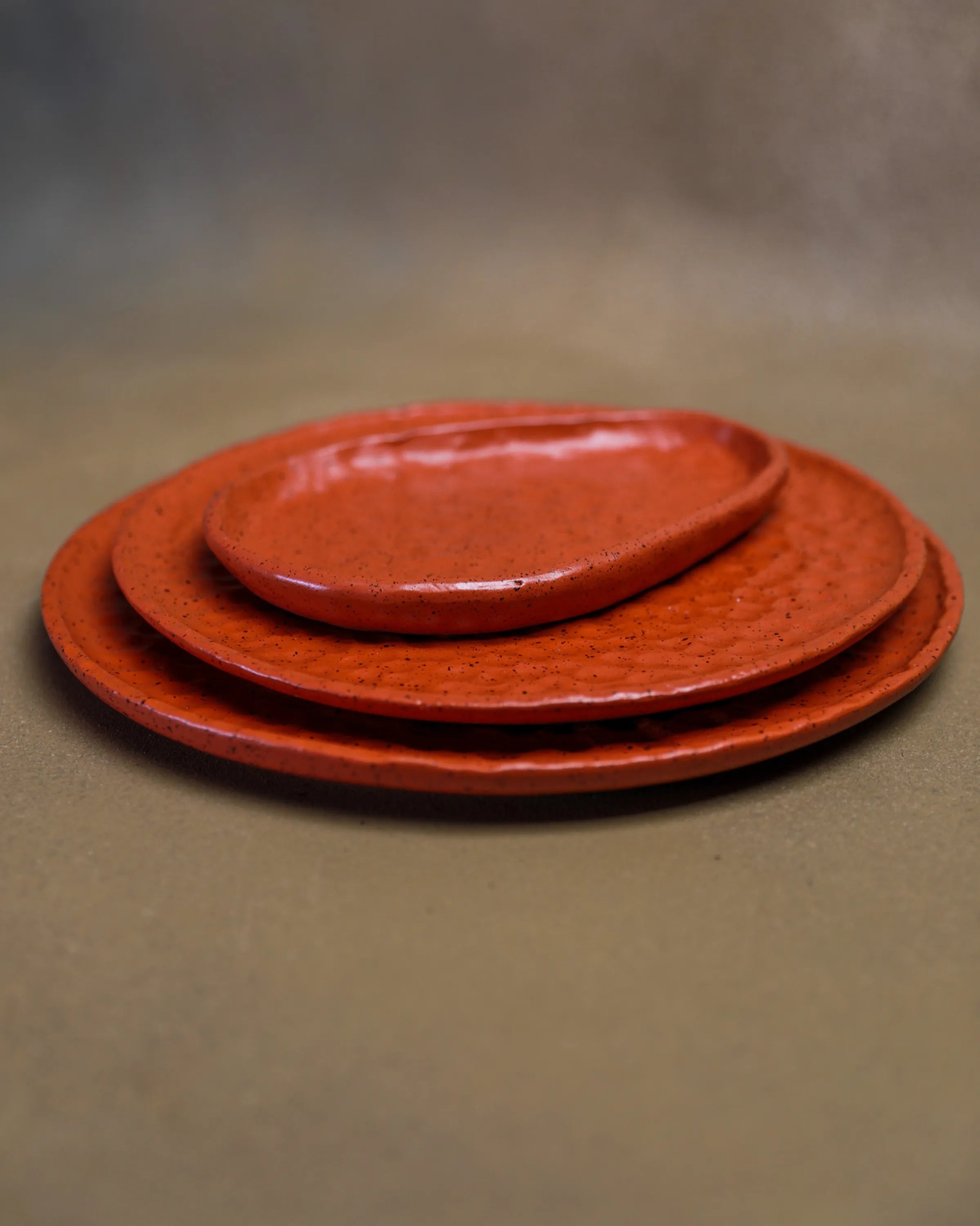 Handcrafted CLAY SET set in terracotta finish by Stonia.