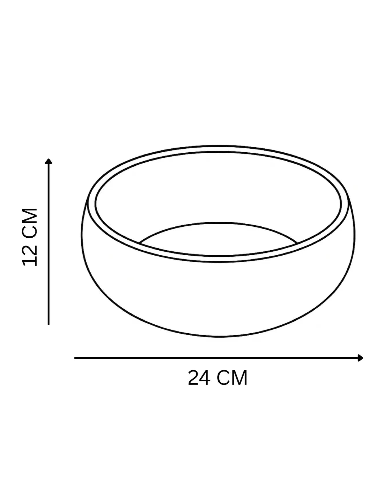 Handcrafted CRUSTY BOWL in beige by Stonia.