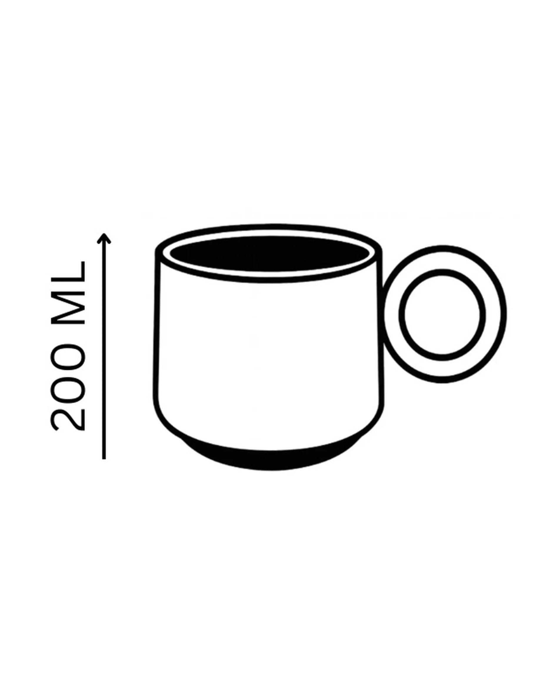 Handcrafted Dark Mood mug in black matte, 200 ML mug by Stonia.