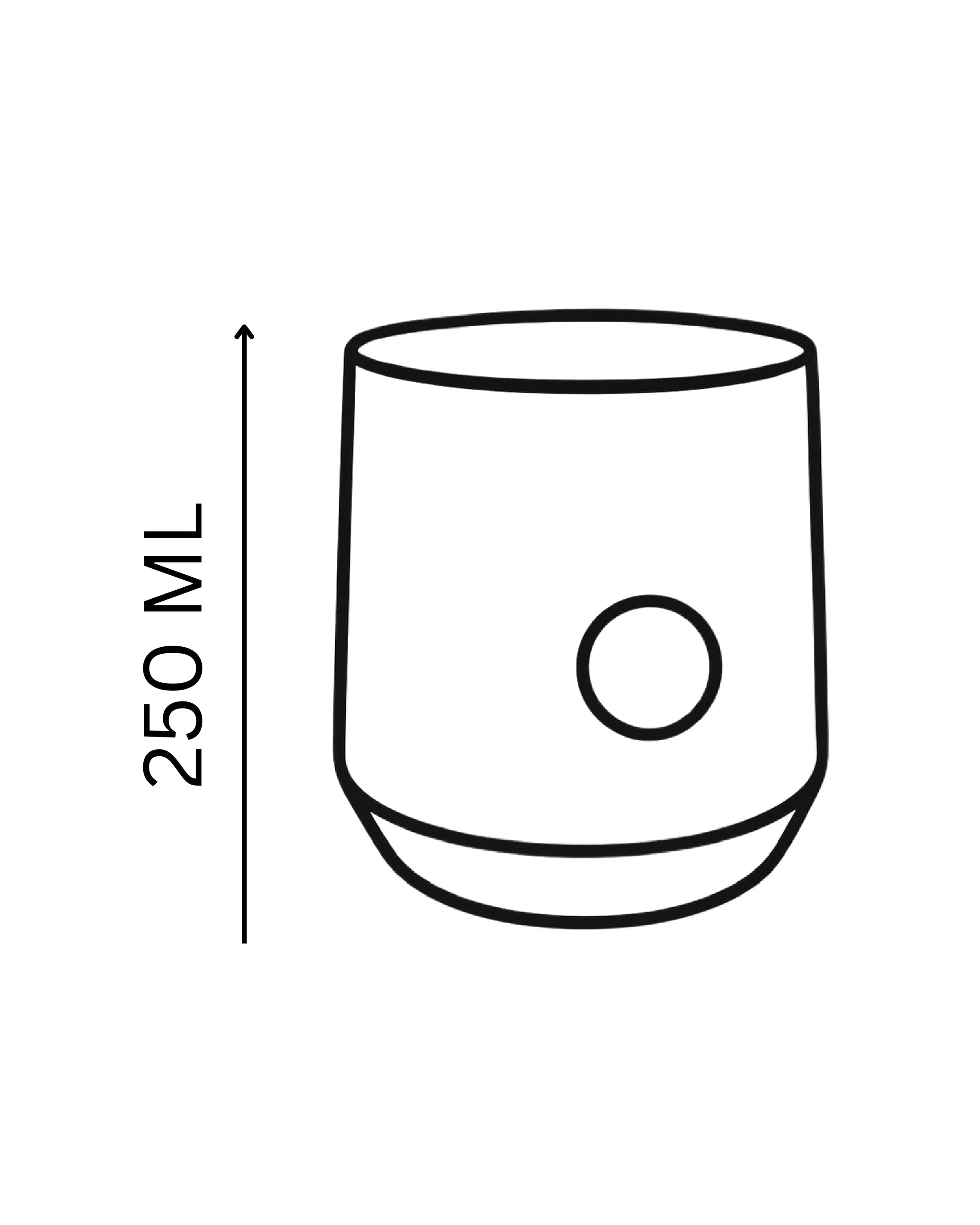 Handcrafted Dimple cup, 250 ML, mug by Stonia.