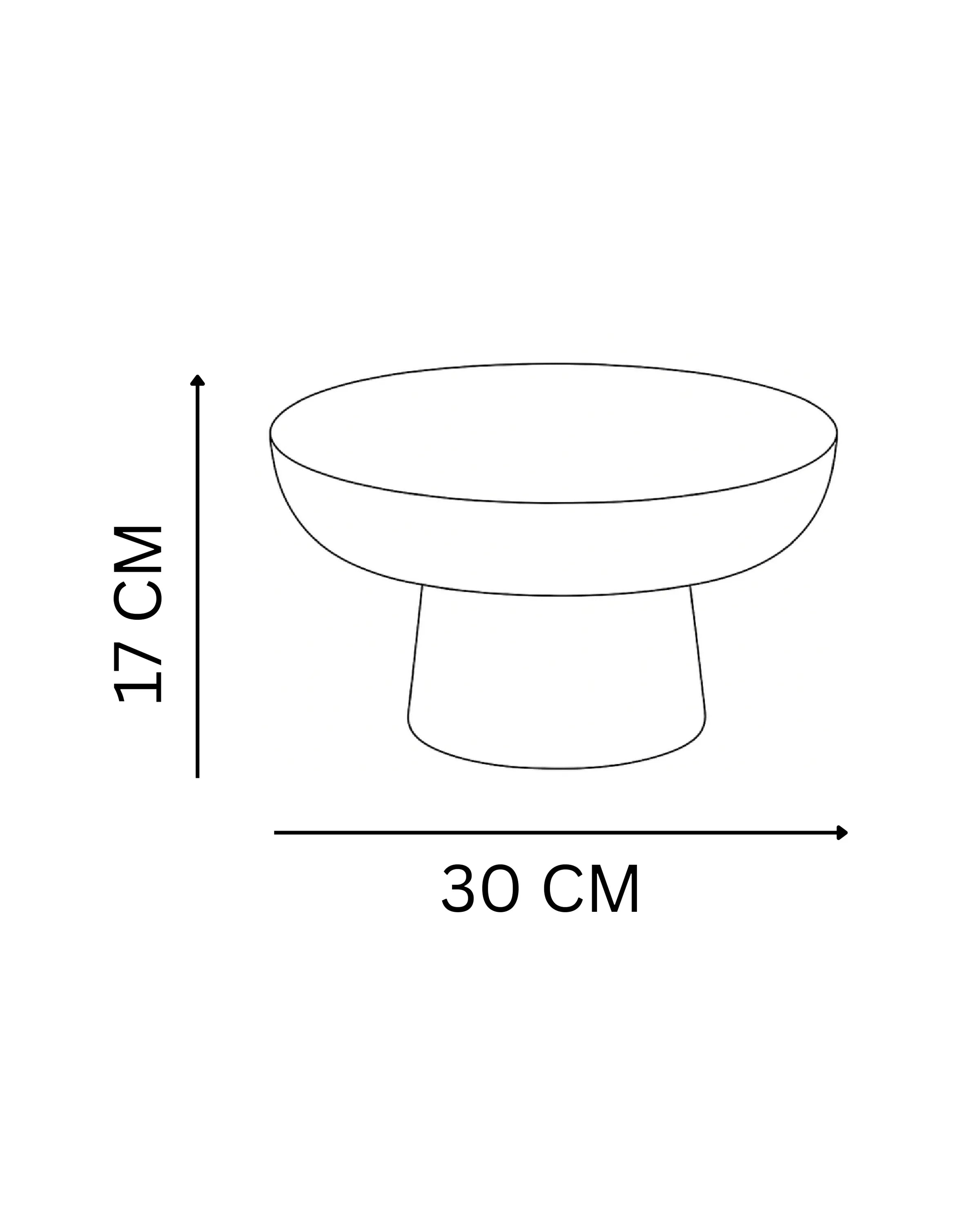 Handcrafted FLORA serving plate finish by Stonia.