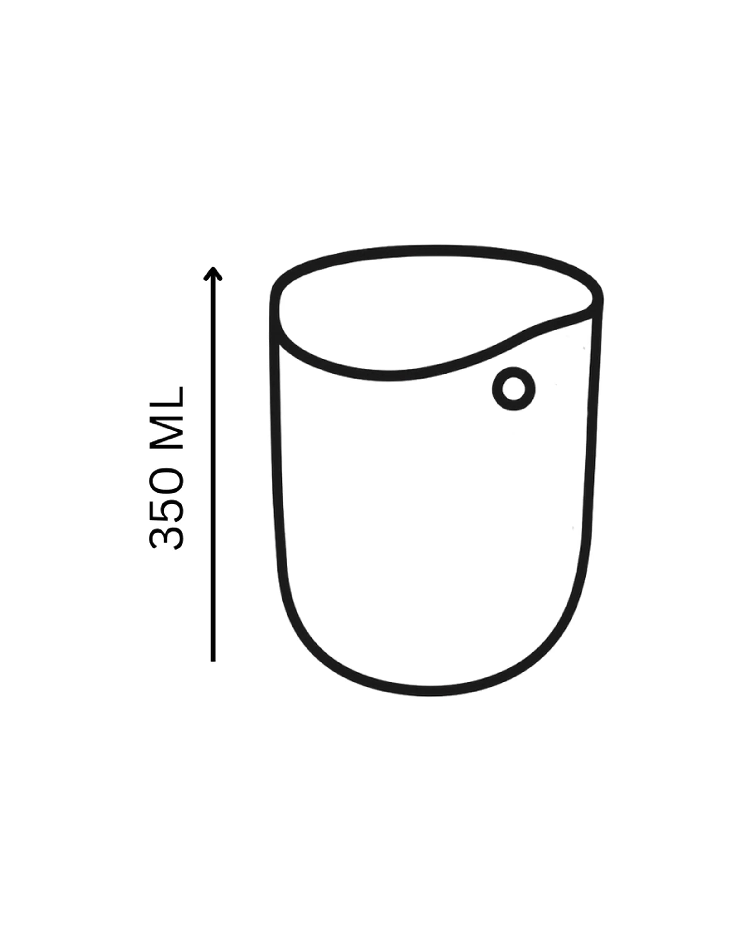 Handcrafted Frosty Cup, 350 ML mug by Stonia.