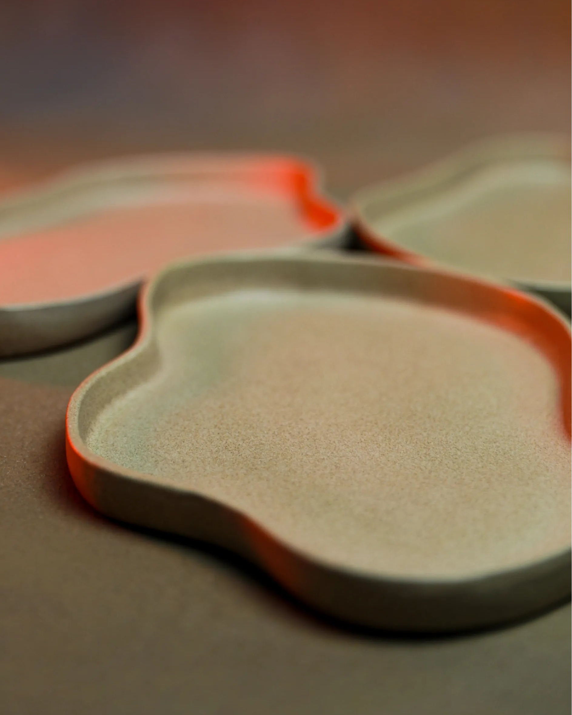 Handcrafted ISLANDS in beige finish by Stonia.