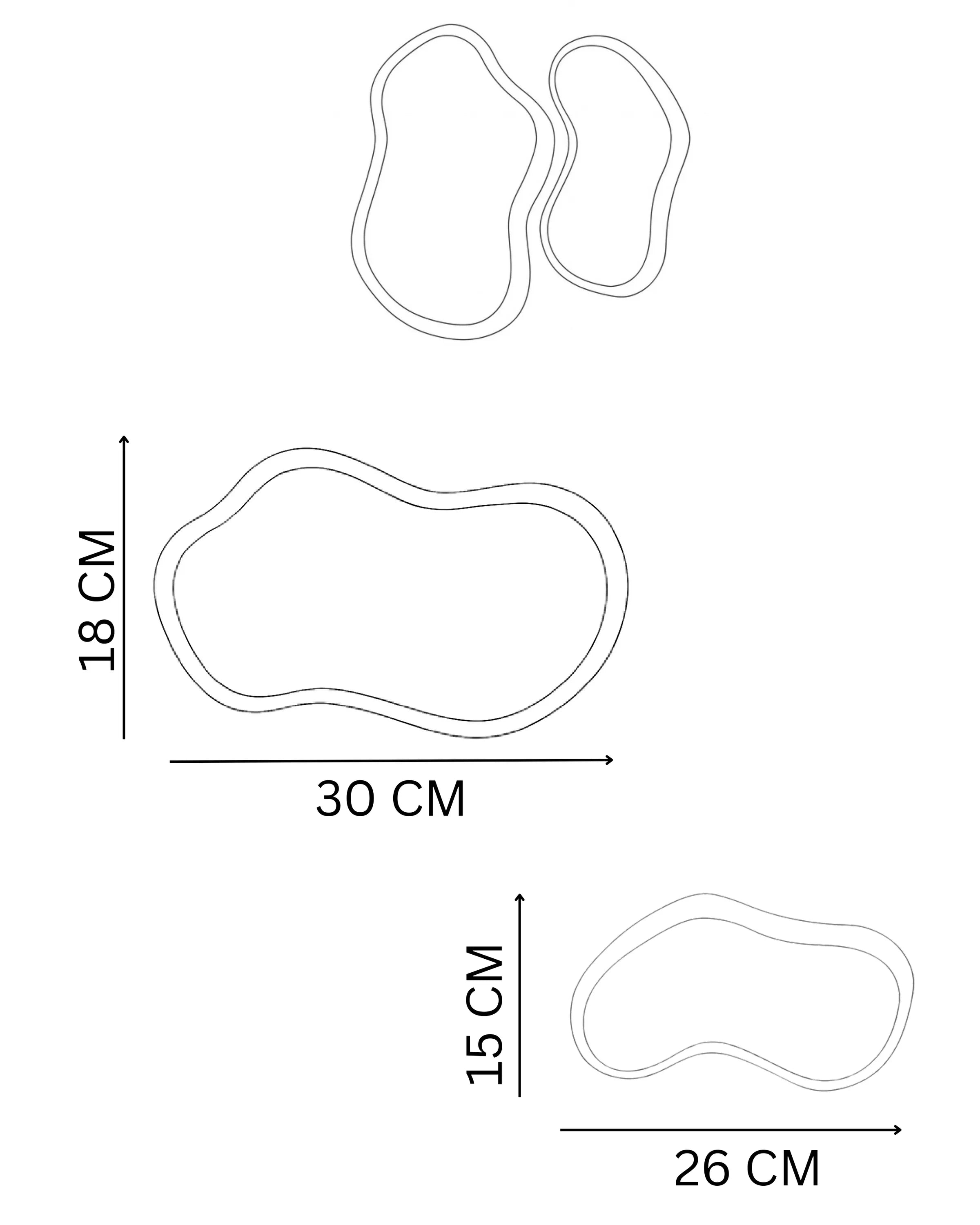 Handcrafted ISLANDS in beige finish by Stonia.