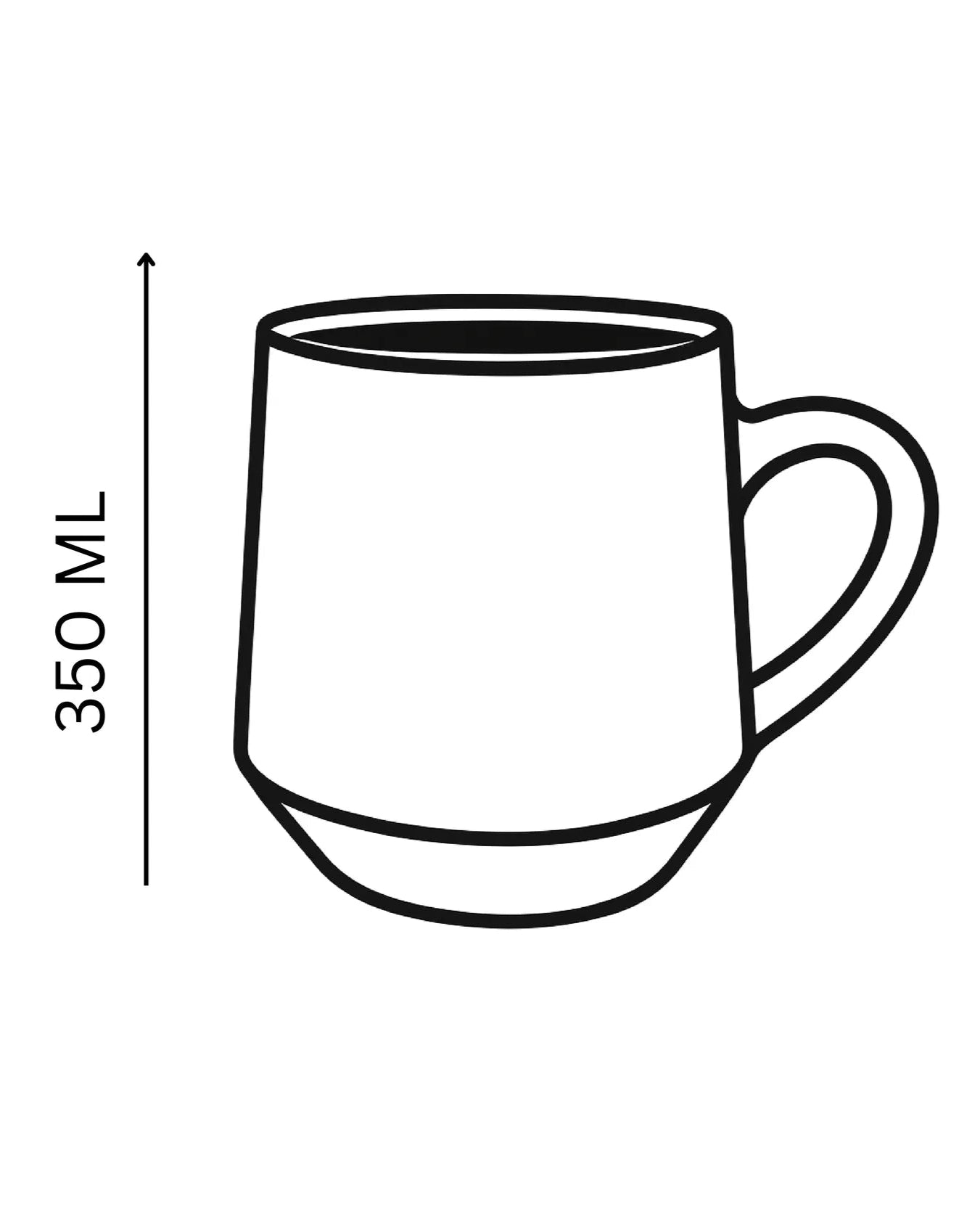 Handcrafted mug, 350 ML mug by Stonia.