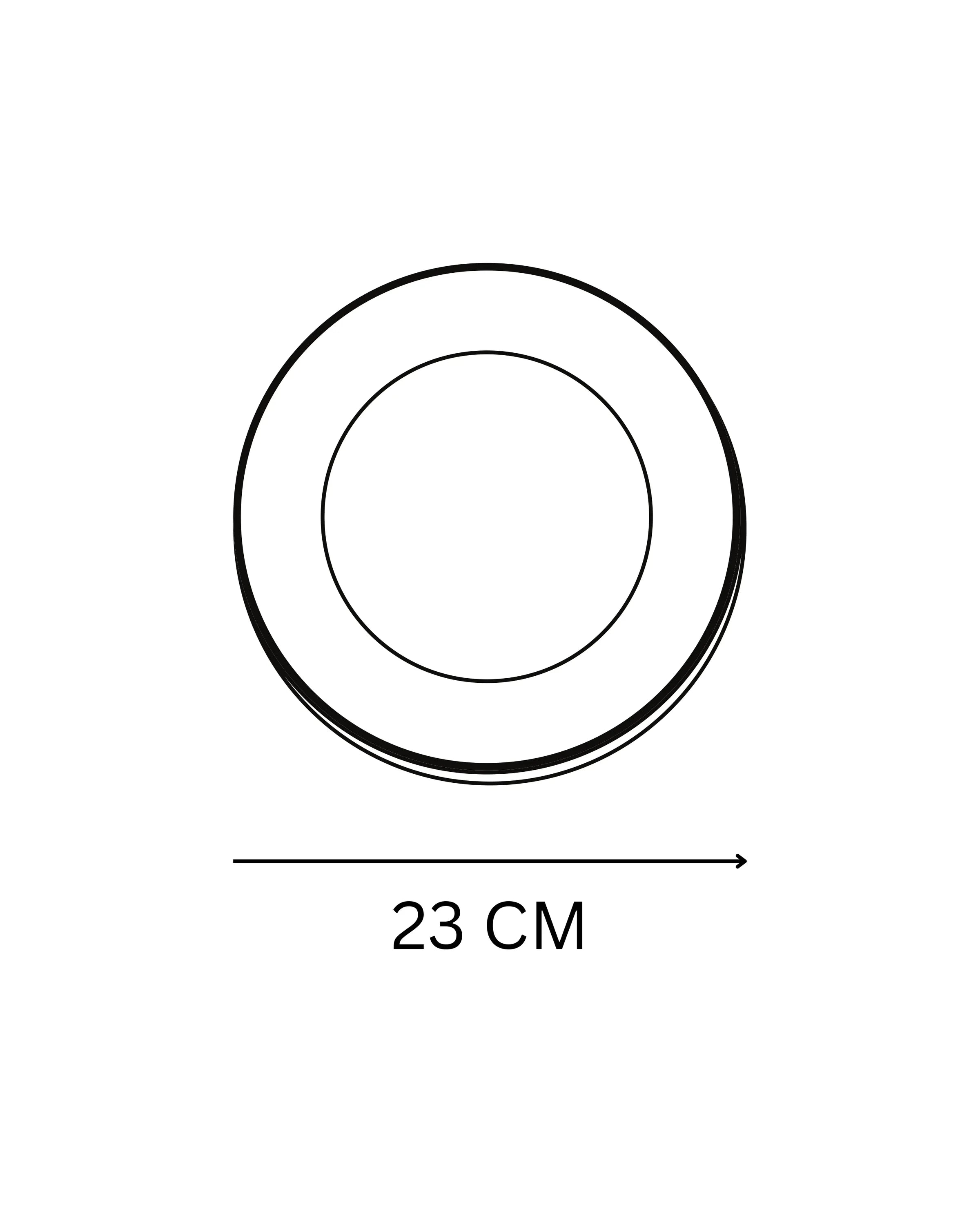 Handcrafted OASISI PLATE in beige Medium finish by Stonia.