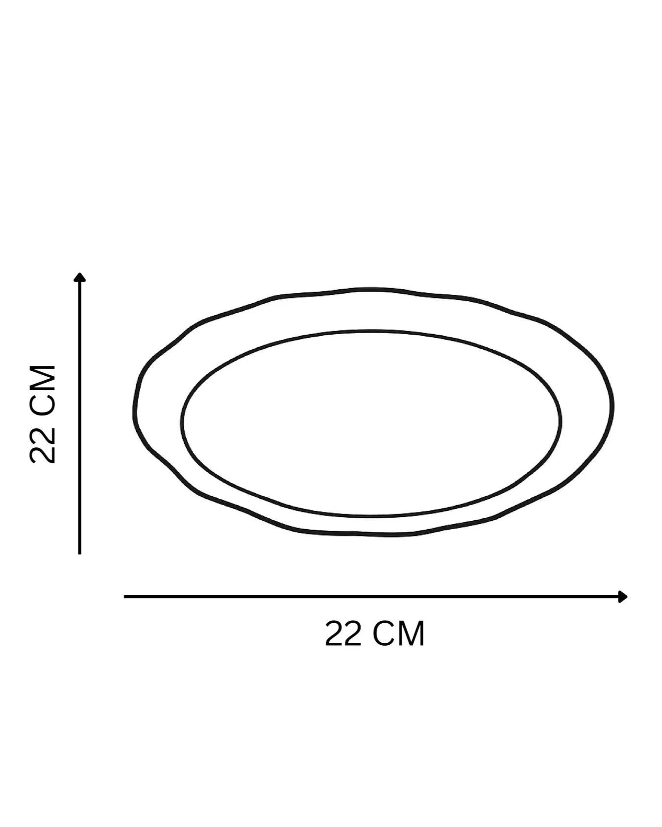 Handcrafted SOLO PLATE in shiny gray finish by Stonia.