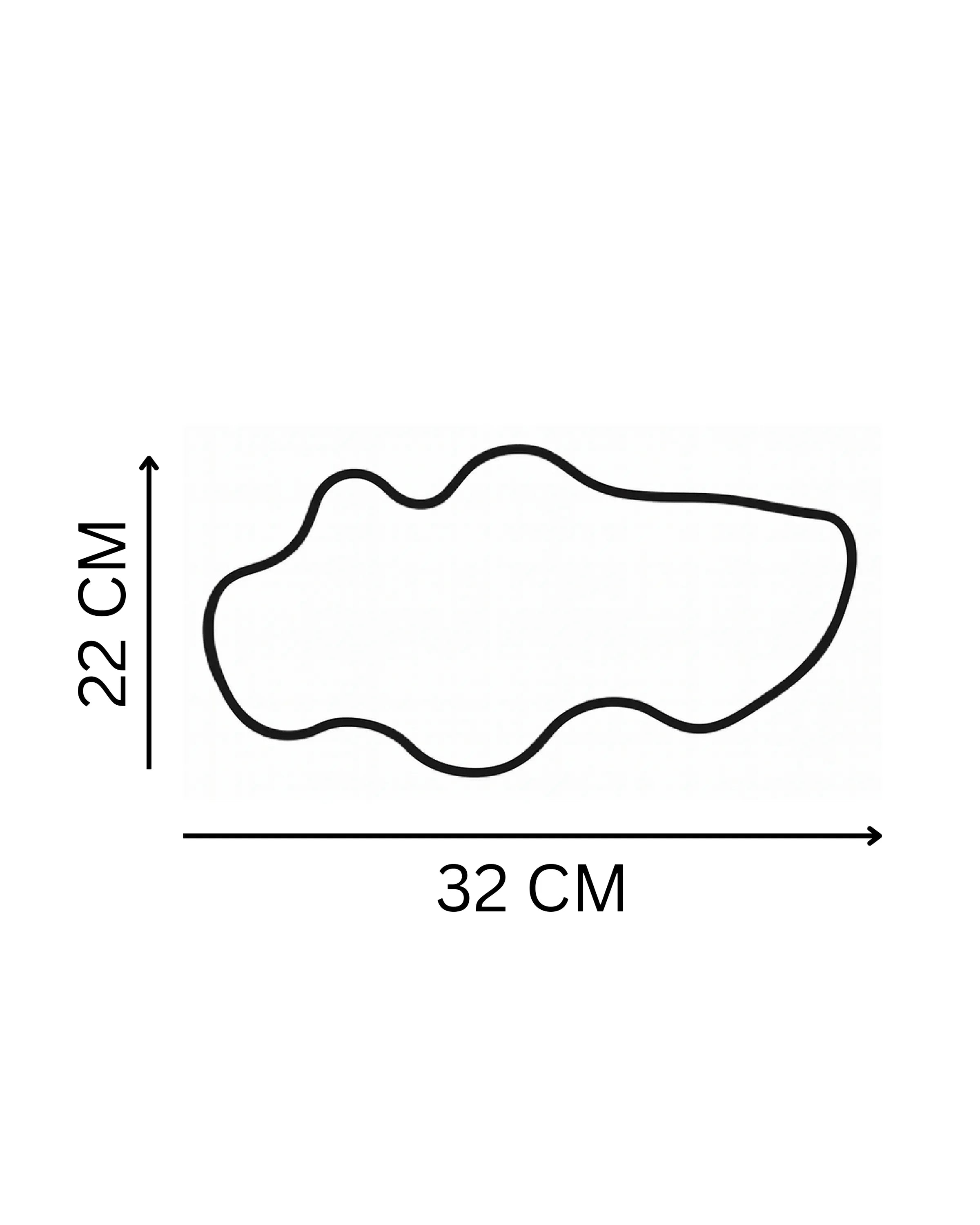 Handcrafted Wave (accessories plate) accessory item finish by Stonia.