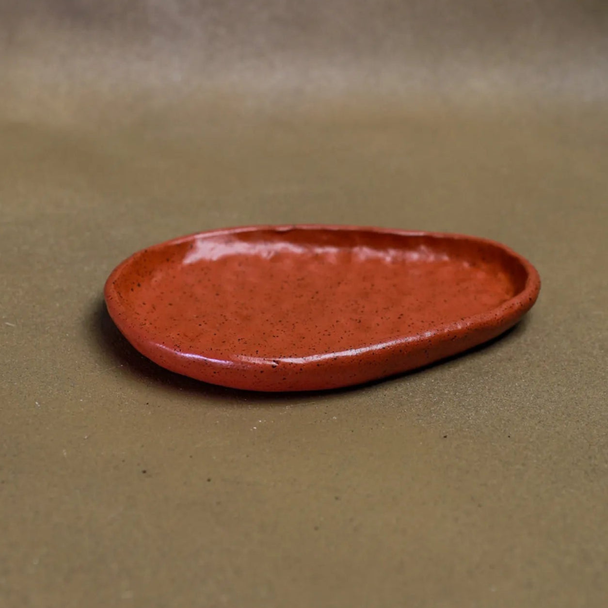 Handcrafted CLAY APPETIZERS PLATE in terracotta finish by Stonia.