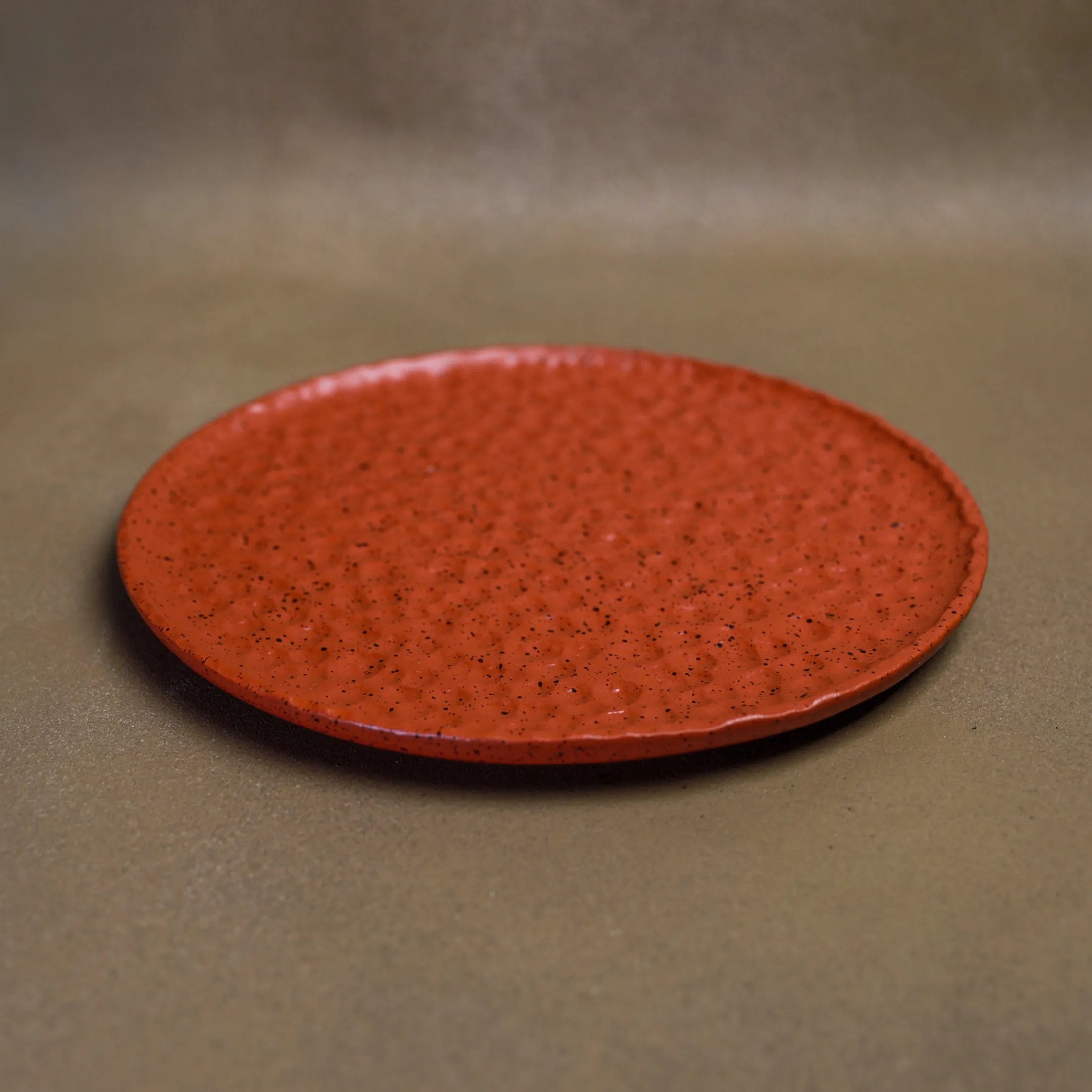 Handcrafted Clay Plate serving plate in terracotta Medium finish by Stonia.