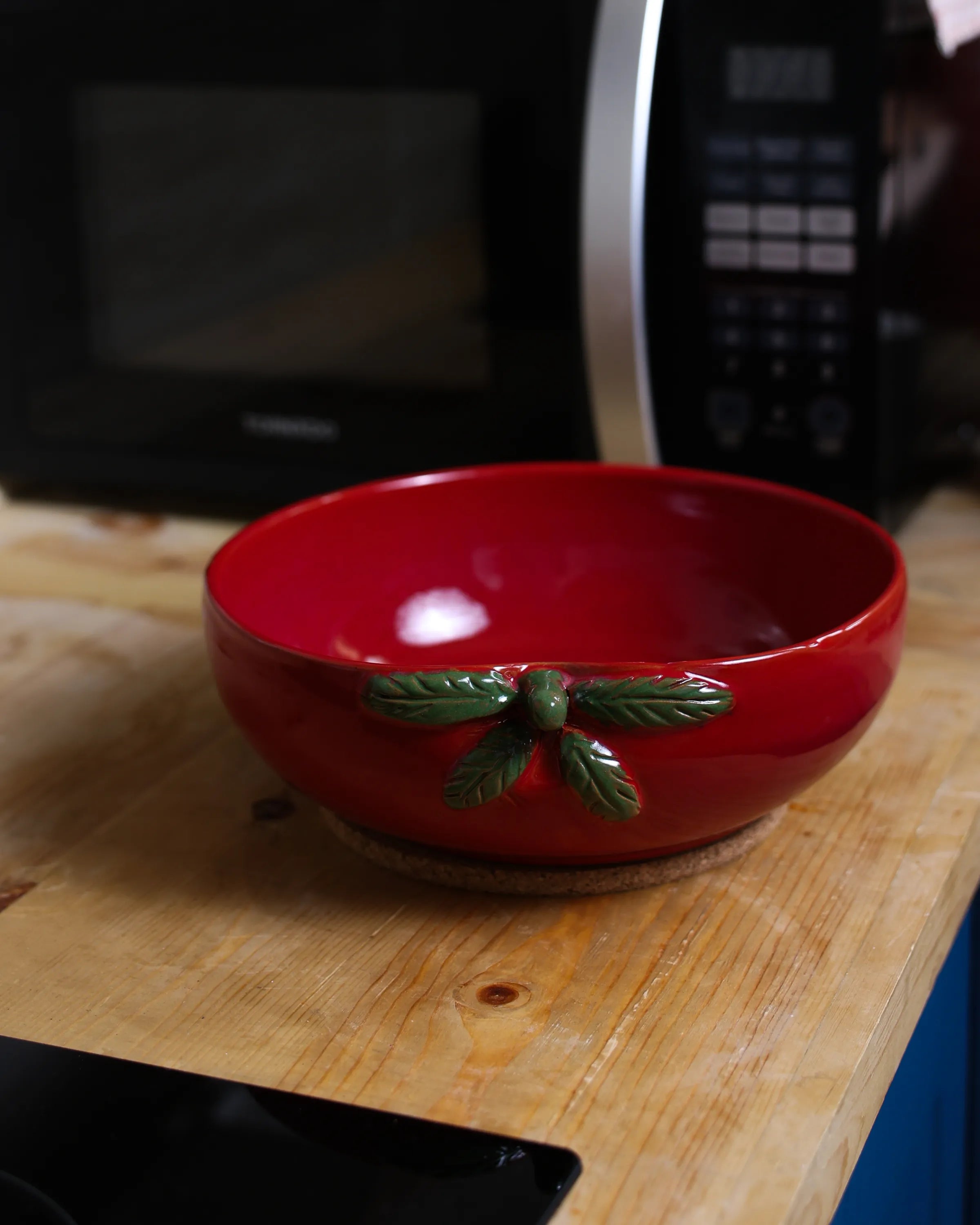 Handcrafted OUTA in red by Stonia.